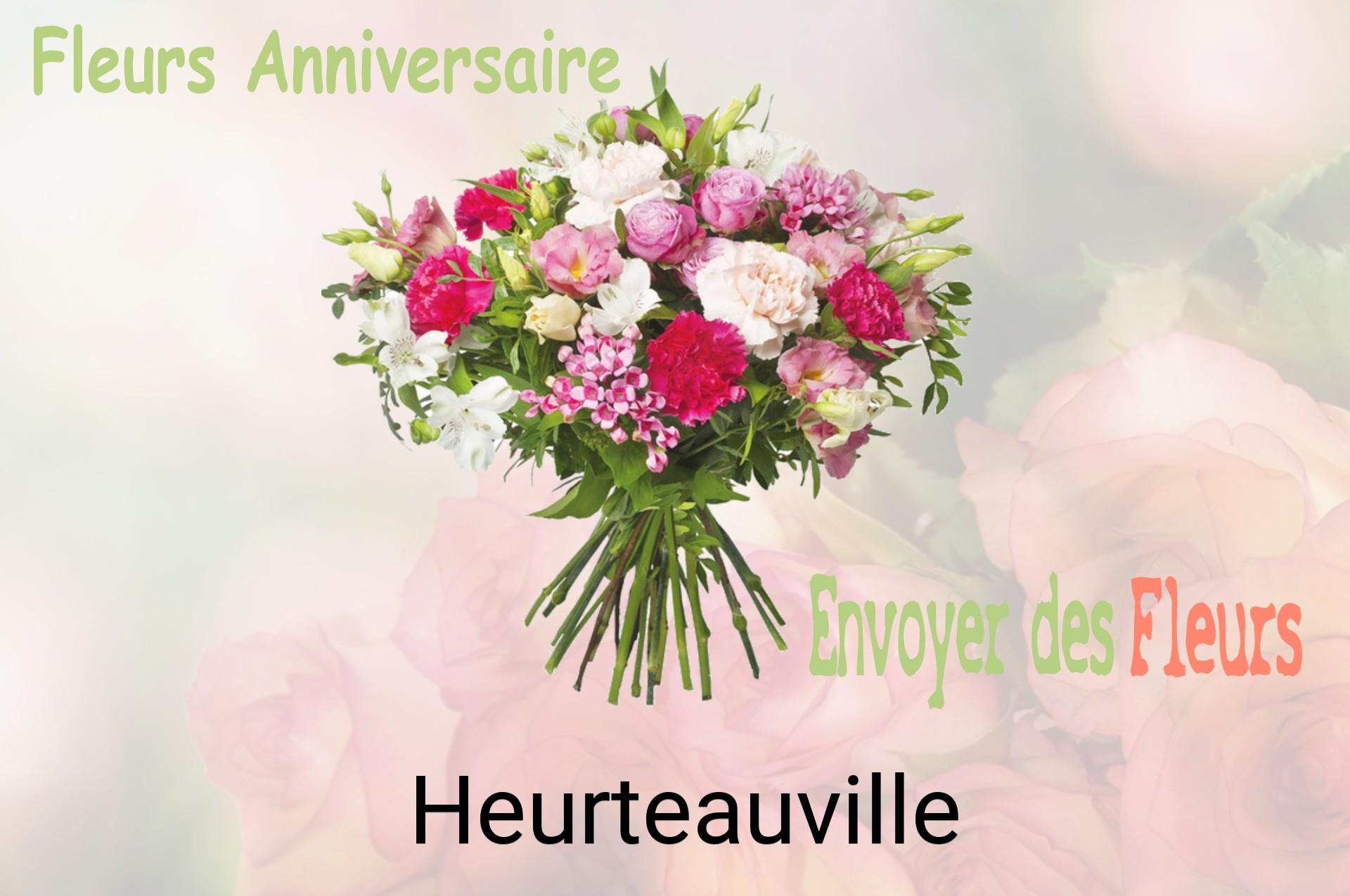 Bouquet de fleurs d’anniversaire livré à Heurteauville